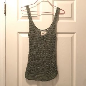 Cotton On Olive knit top. Size xs.